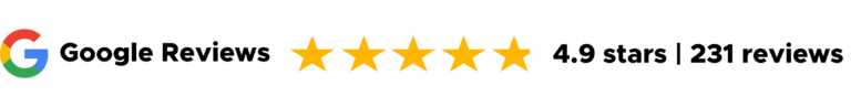 Google rating of 4.9 stars from over 200 SurgeU students