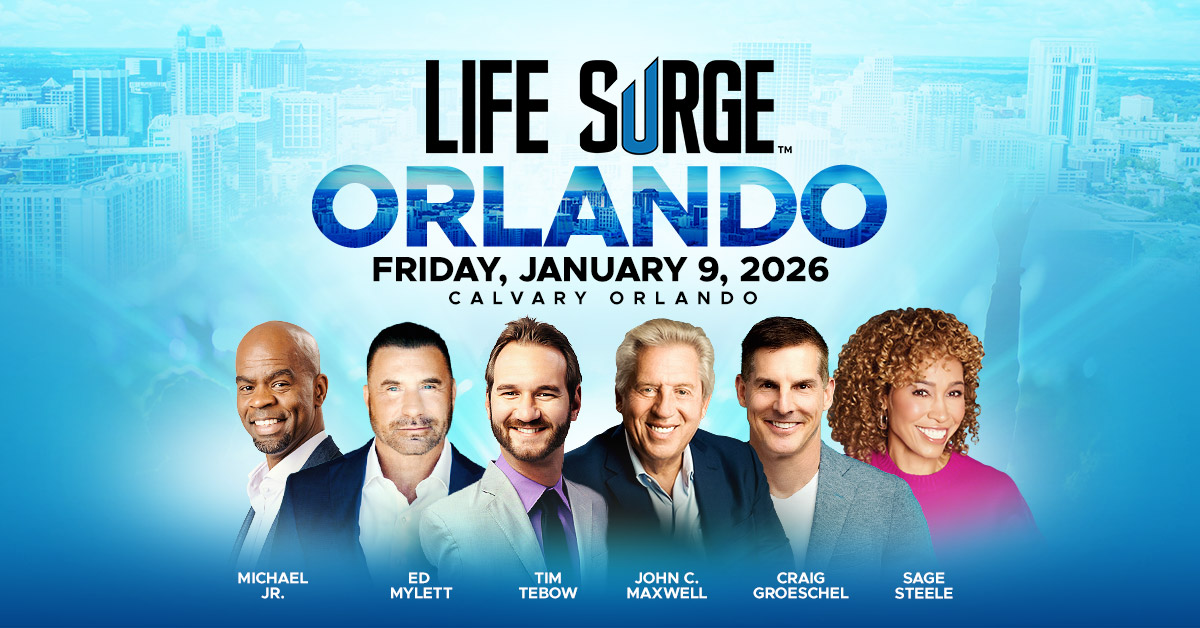 promo graphic of Life Surge Friday with talent line up